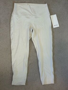 lululemon athletica Cream Crop 23" Align HR Leggings